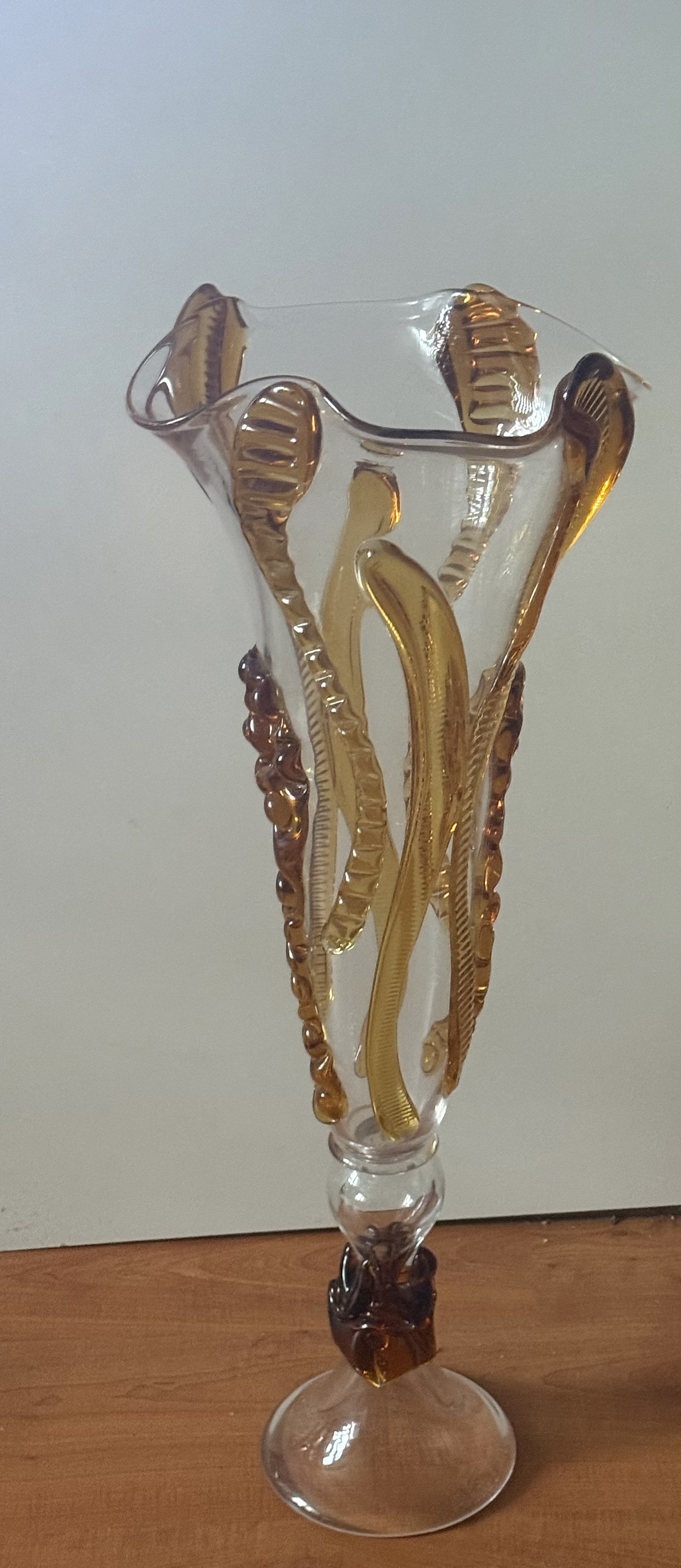 Impozantní vysoká váza od Jiřího Pačínka – 77 cm – signovaná