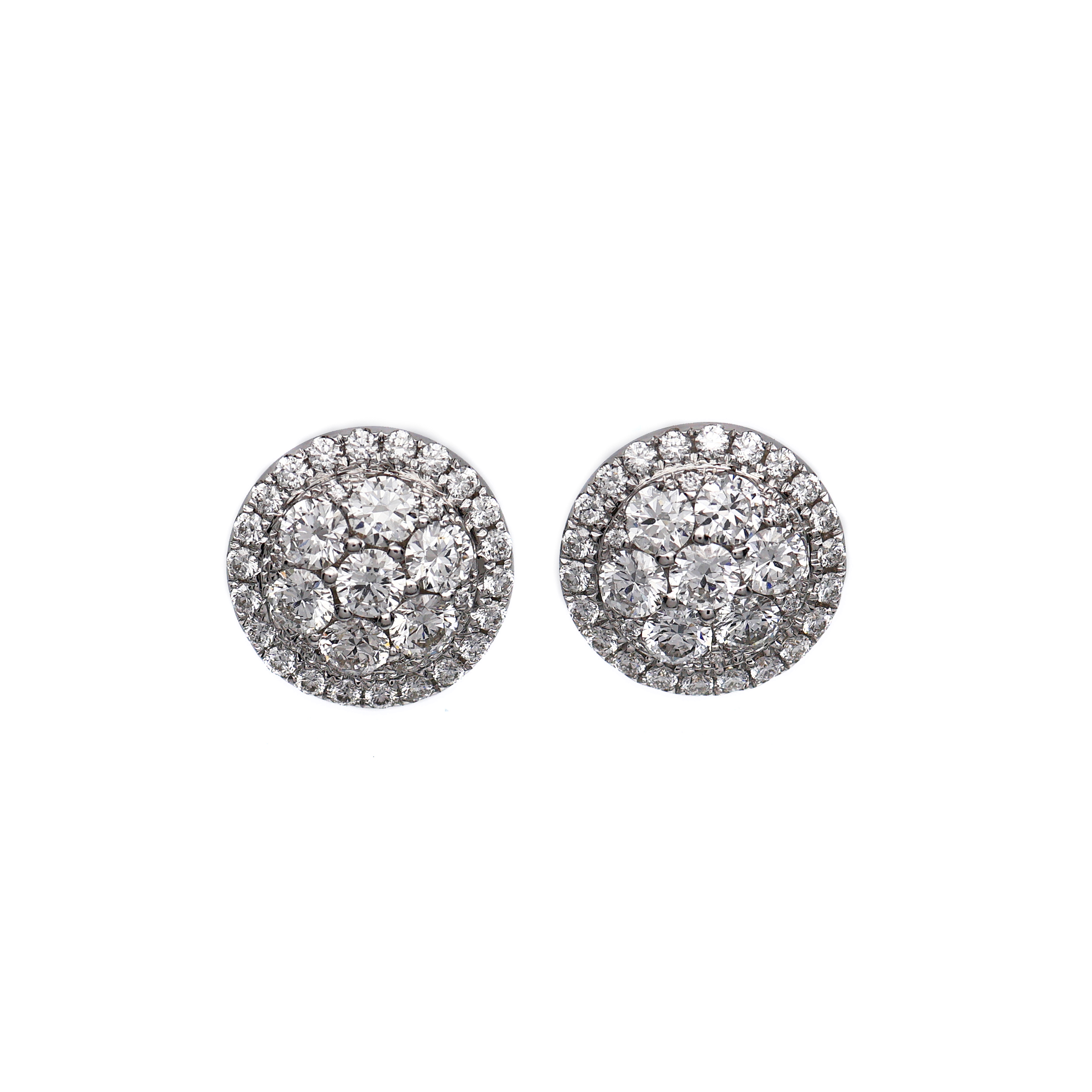 Zlaté náušnice s brilianty 1,60 ct