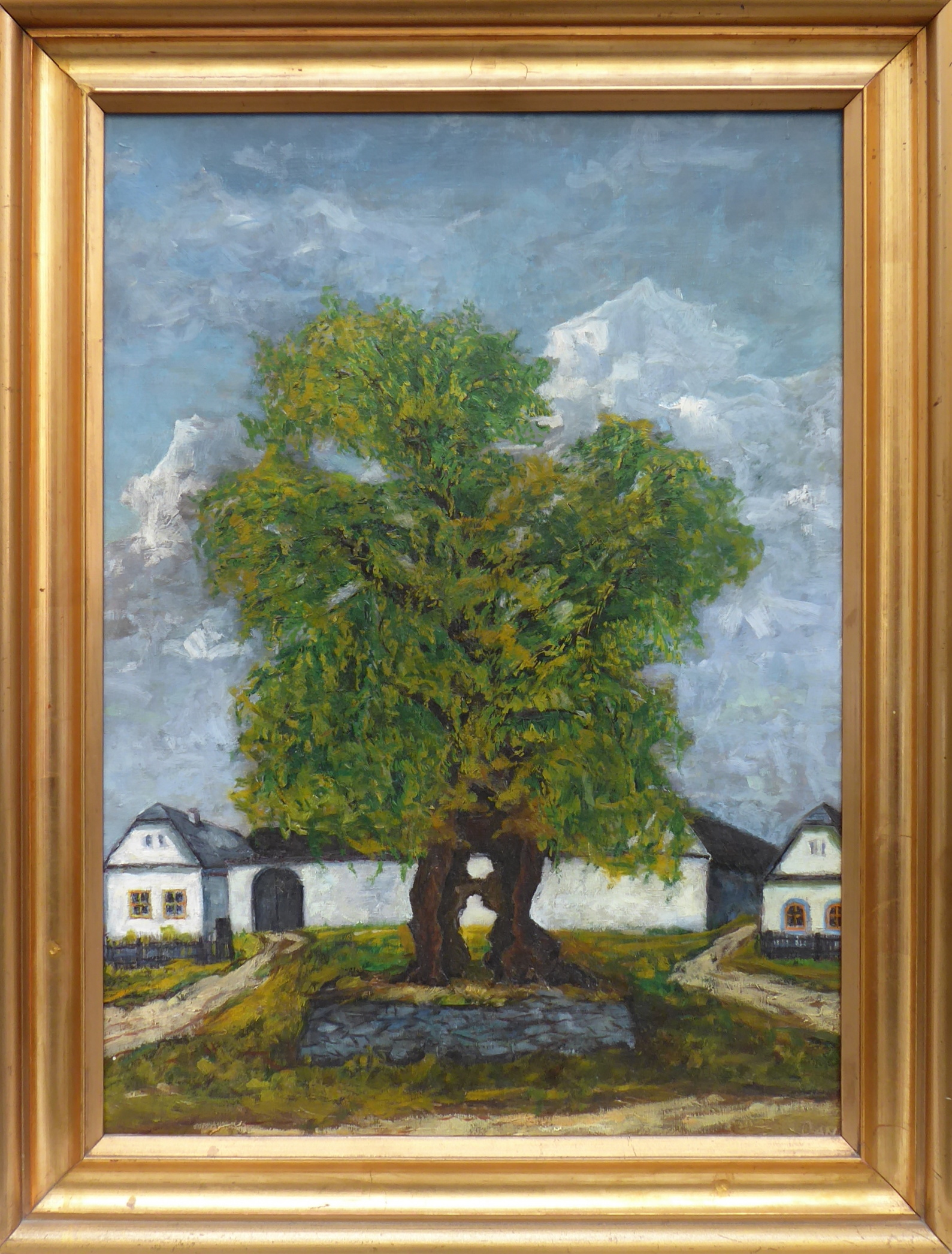 Stromy na návsi – signováno DAN