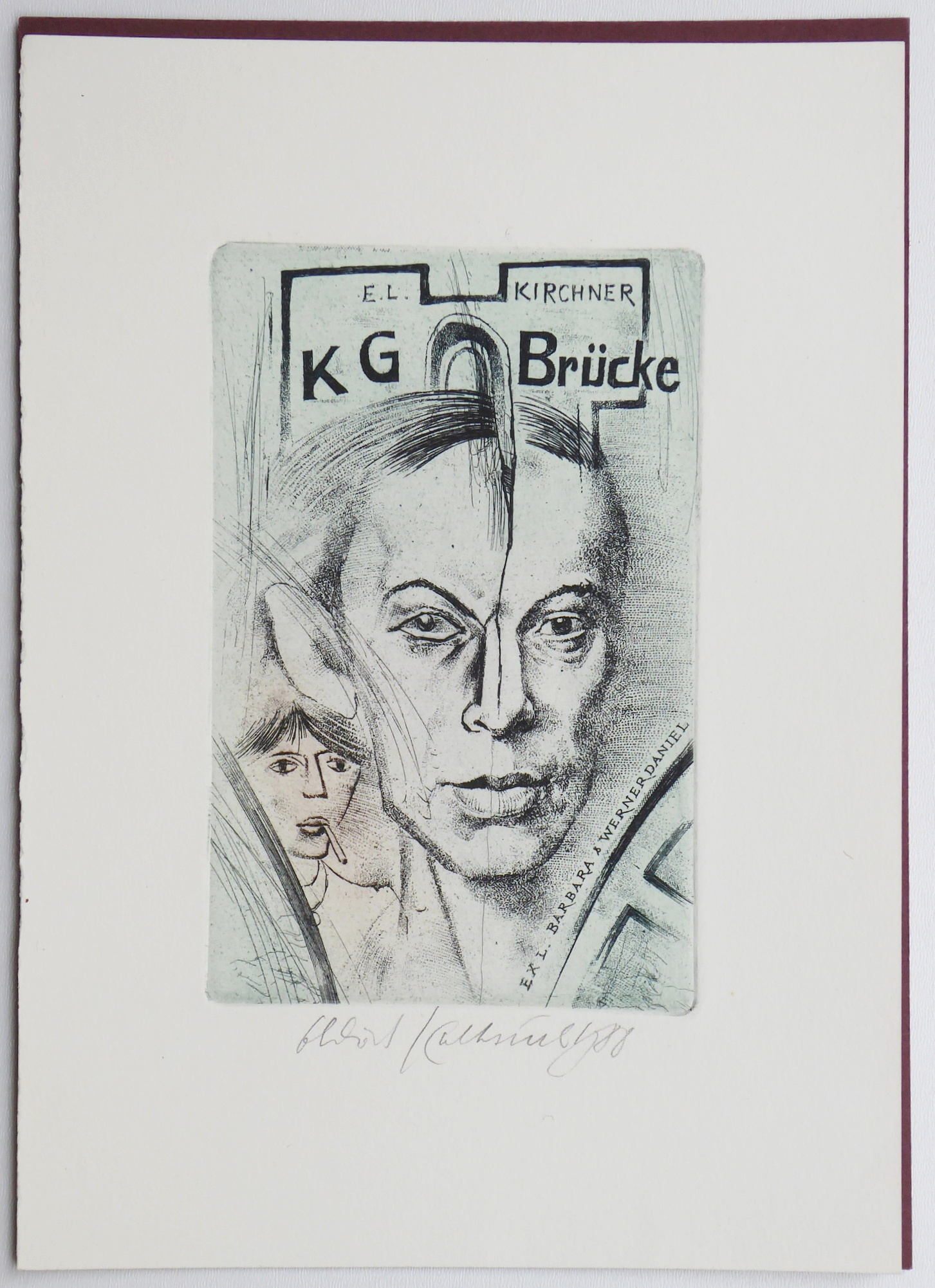 Kulhánek Oldřich – KG Brücke, Ex libris