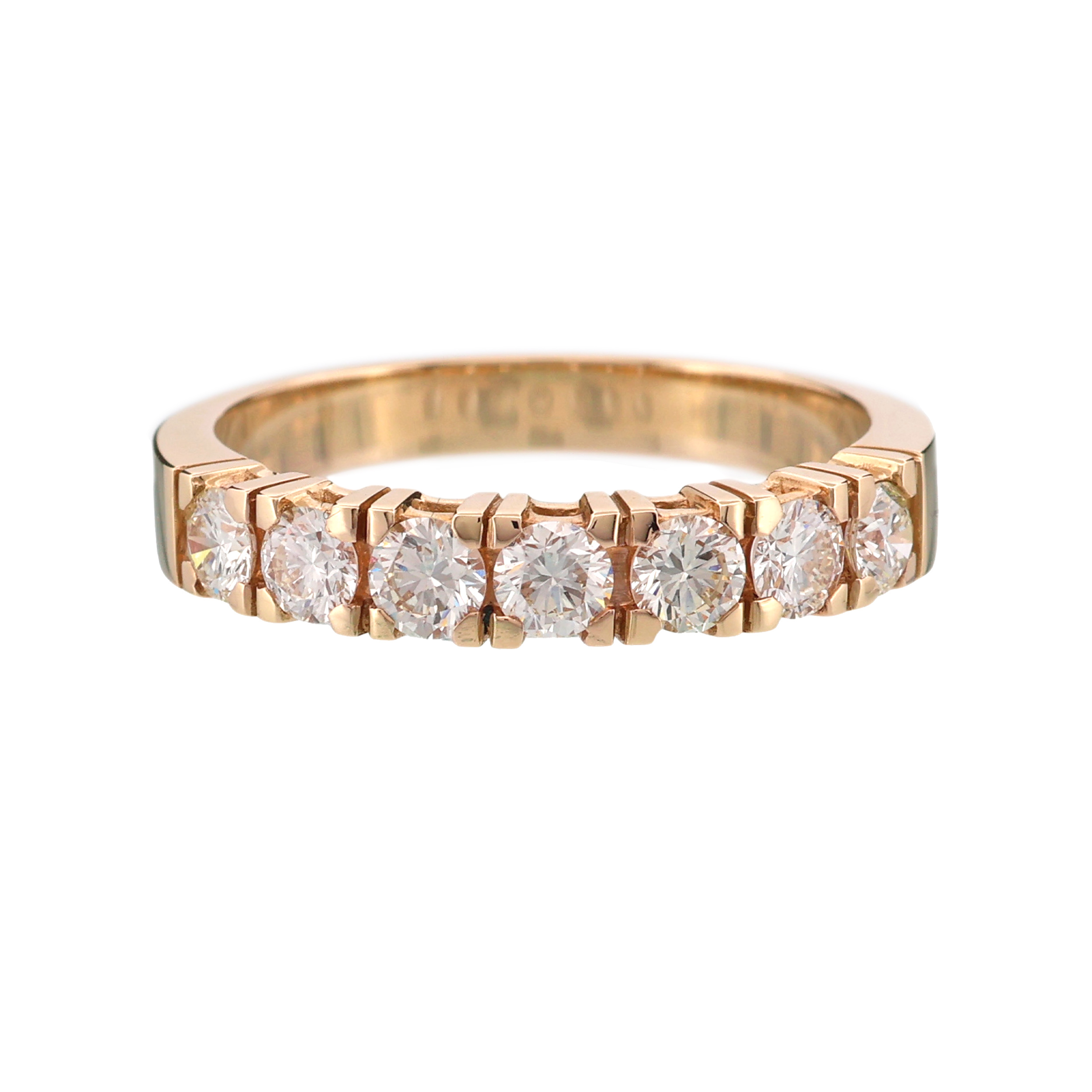 Zlatý prsten s přírodními diamanty 1,00 ct