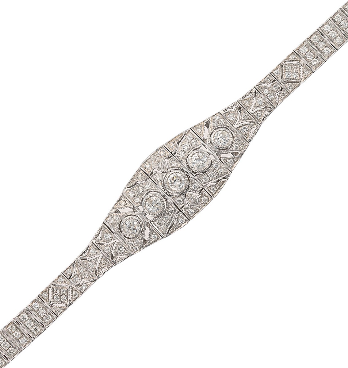 Luxusní diamantový náramek 2,45 ct