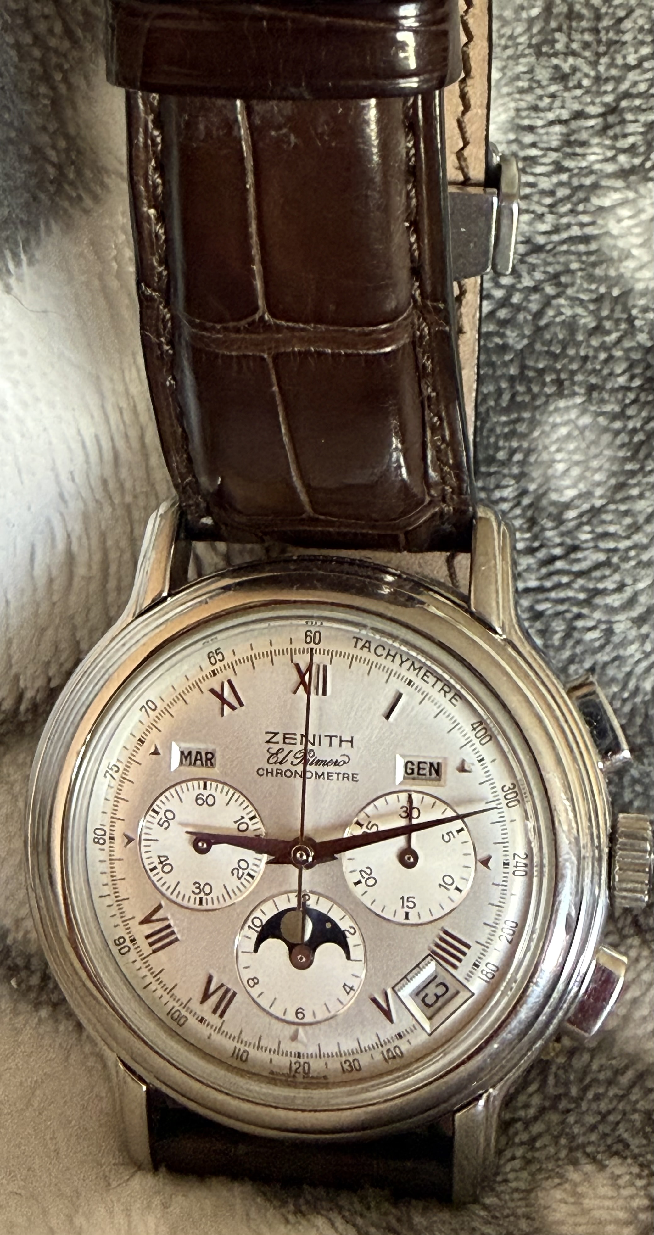 PÁNSKÉ NÁRAMKOVÉ HODINKY ZENITH EL PRIMERO AUTOMAT