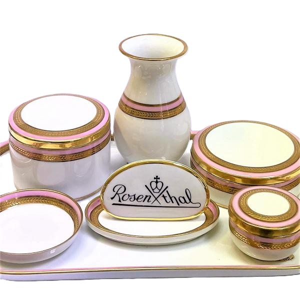 Originální - Rosenthal Toilettenset Rosa Gold